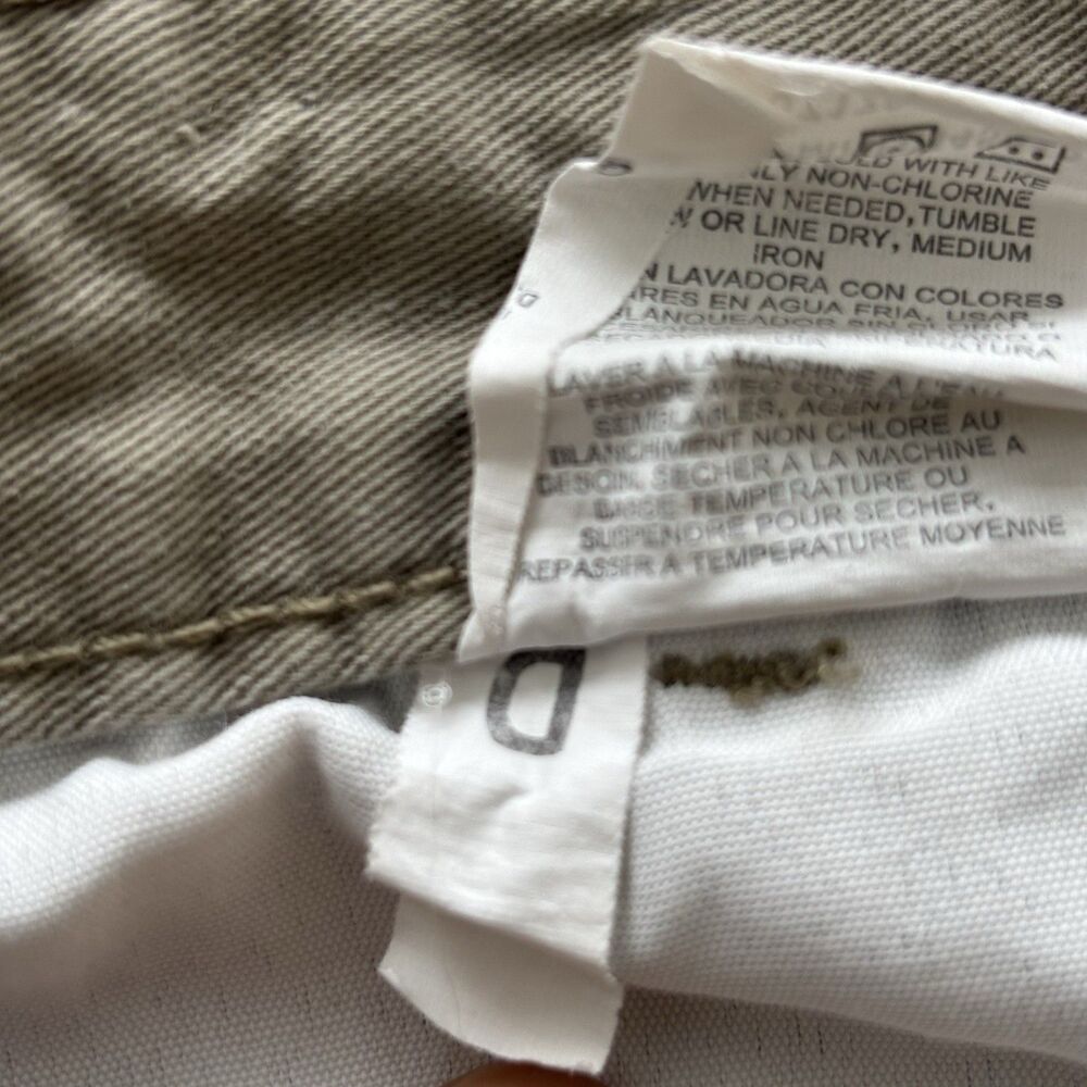 Wrangler Authentics Mens Size 42 Cargo Shorts Beige 100% Cotton ZM6LSBH - Picture 6 of 14